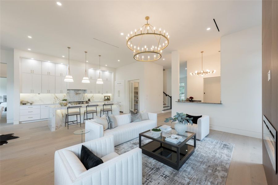 Furnished interior view inside a new home in , Houston (Image 10).