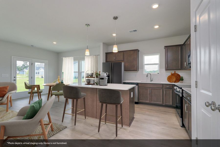 Furnished interior view inside a new home in Jordan Grove, Conway (Image 5). Furnished interior view inside a new home in Jordan Grove, Conway (Image 5).