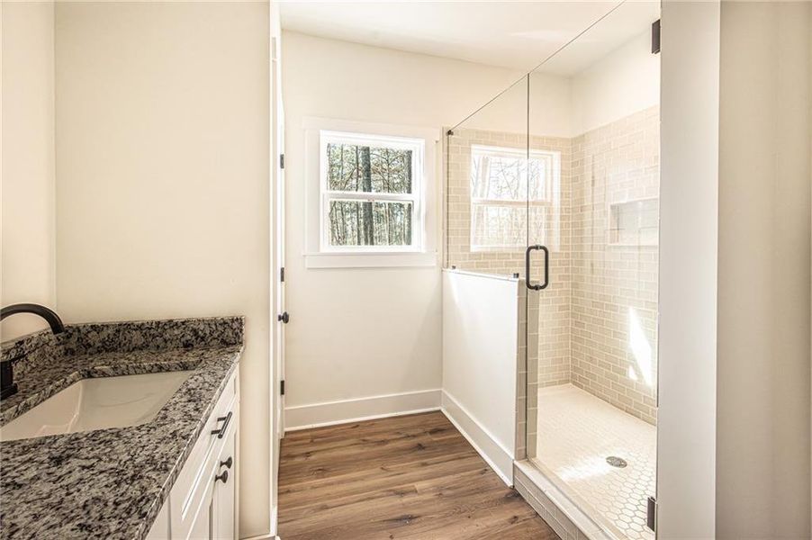 Furnished interior view inside a new home in , Dawsonville (Image 9).