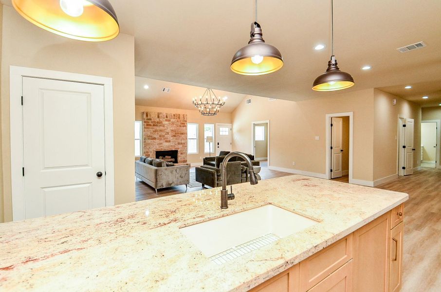 Furnished interior view inside a new home in , Sugar Land (Image 19).