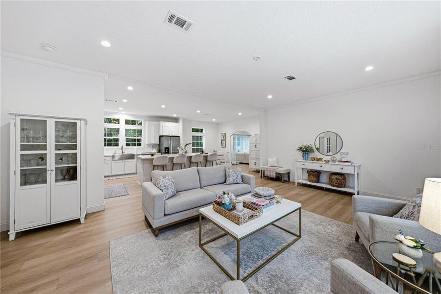 Furnished interior view inside a new home in , Webster (Image 27).
