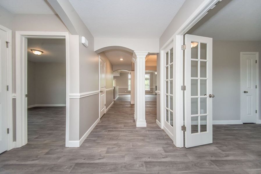 Representative unfurnished interior of a home built from the Beaumont by Enchanted Homes in Guadalupe Heights, Seguin (Image 21).