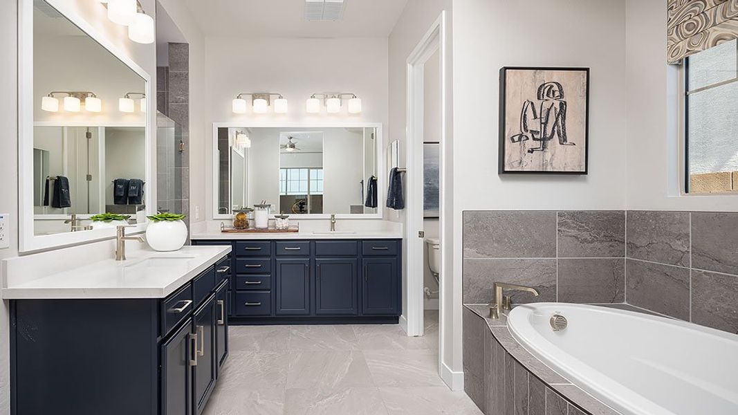 Furnished interior view inside a new home in Aloravita South, Peoria (Image 7).