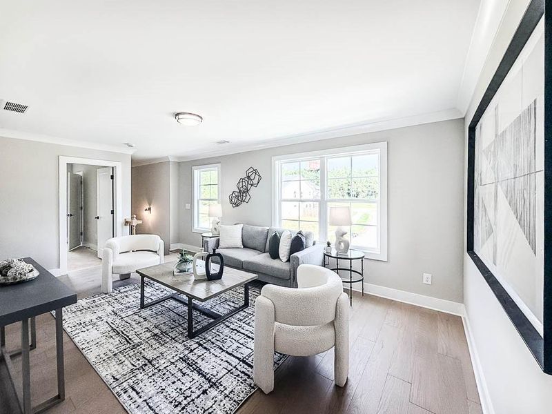 Furnished interior view inside a new home in , Decatur (Image 7).
