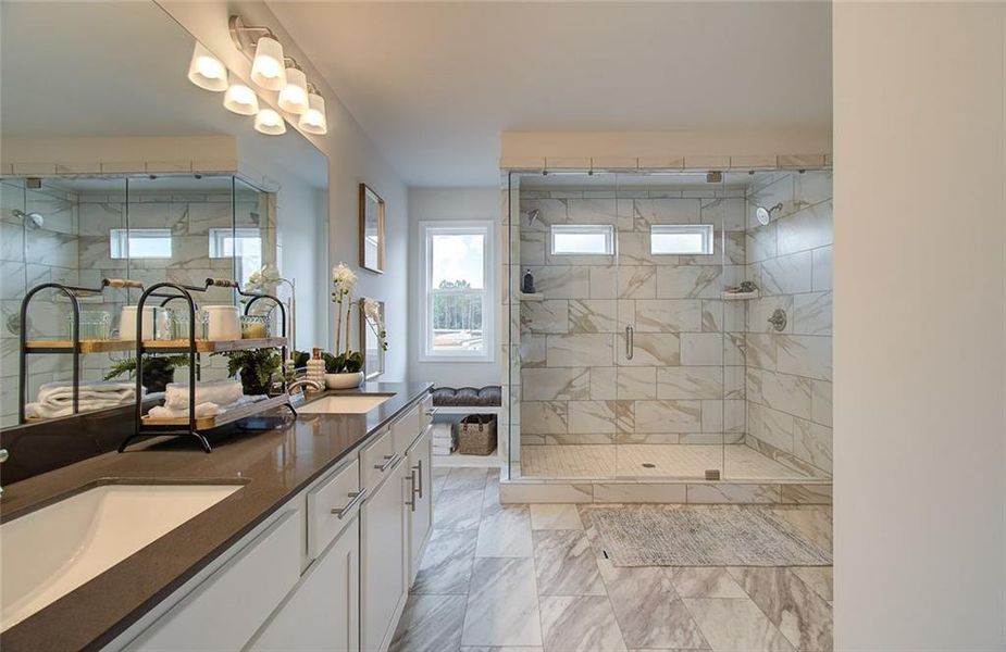Furnished interior view inside a new home in Crofton Place Enclave, Snellville (Image 11).