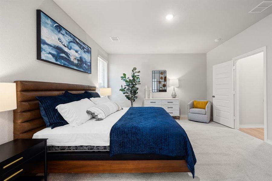 Furnished interior view inside a new home in Baker Farms, Cleburne (Image 20).