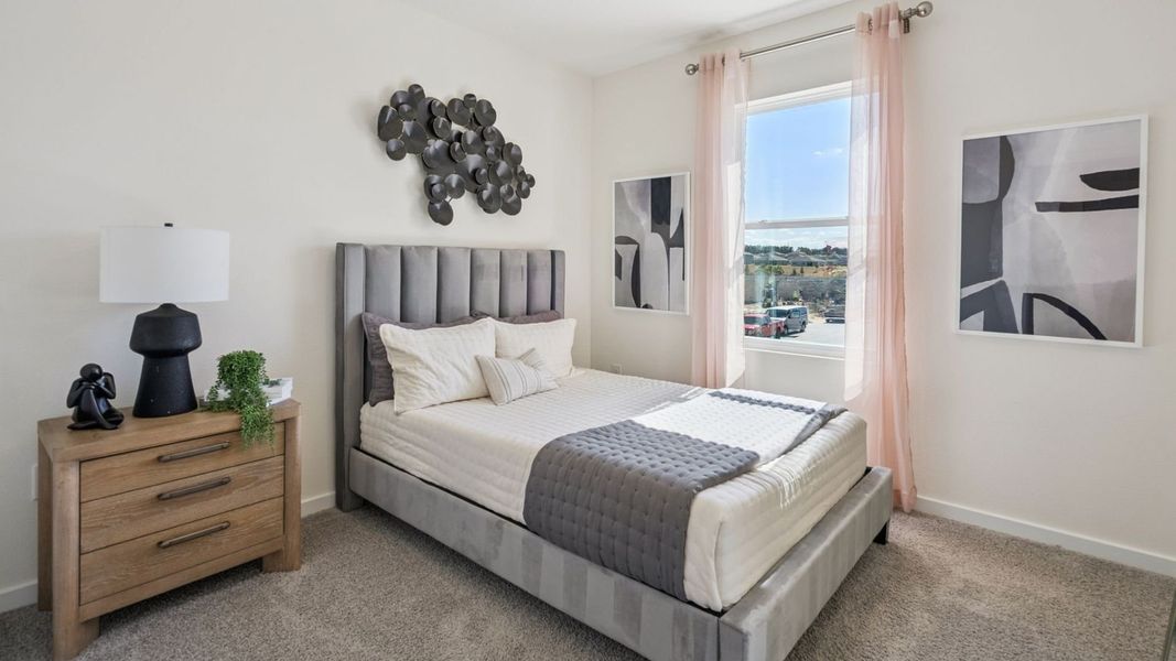 Furnished interior view inside a new home in Oak Pointe, Apopka (Image 9). Furnished interior view inside a new home in Oak Pointe, Apopka (Image 9).