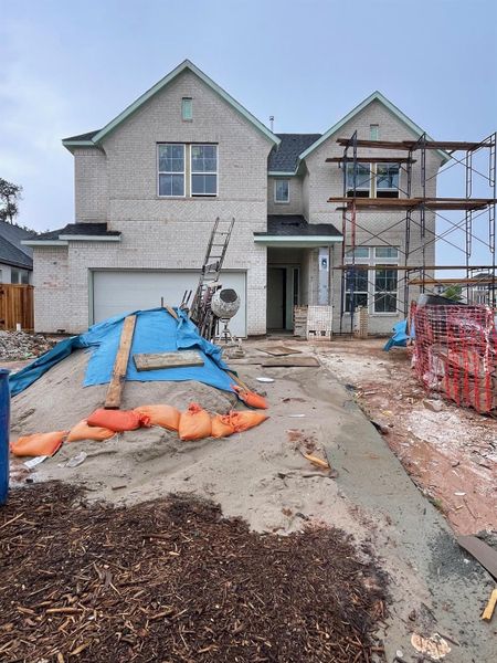 In-progress construction of a new home in Clopton Farms, Montgomery, TX (Image 4).