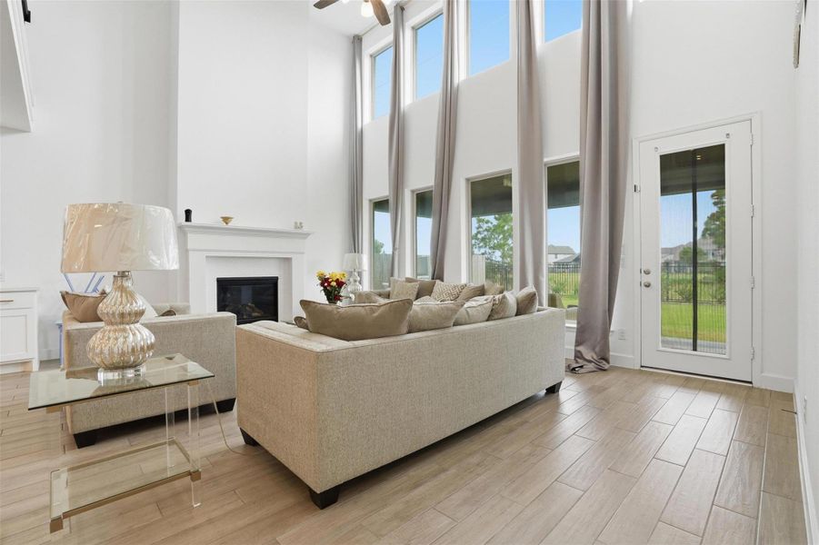 Furnished interior view inside a new home in Elyson, Katy (Image 14).