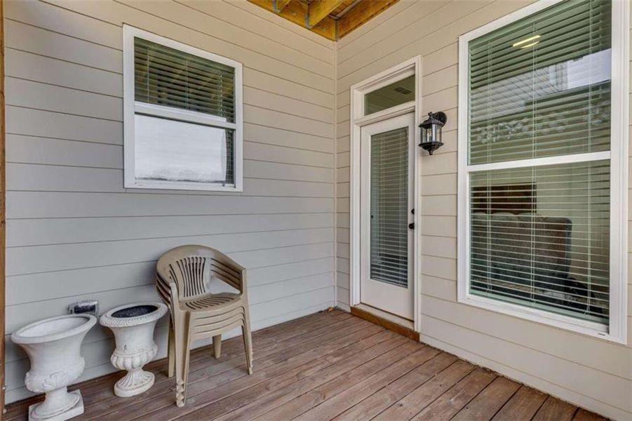 Exterior details and patio area of a home in , Peachtree Corners (Image 4). Exterior details and patio area of a home in , Peachtree Corners (Image 4).