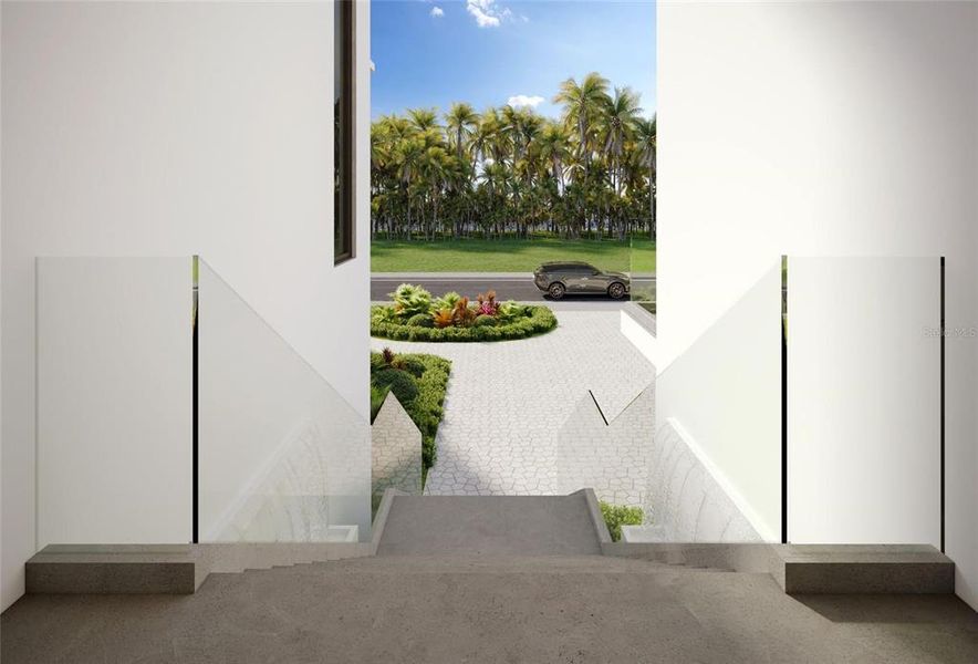 Exterior details and patio area of a home in , Sarasota (Image 4). Exterior details and patio area of a home in , Sarasota (Image 4).