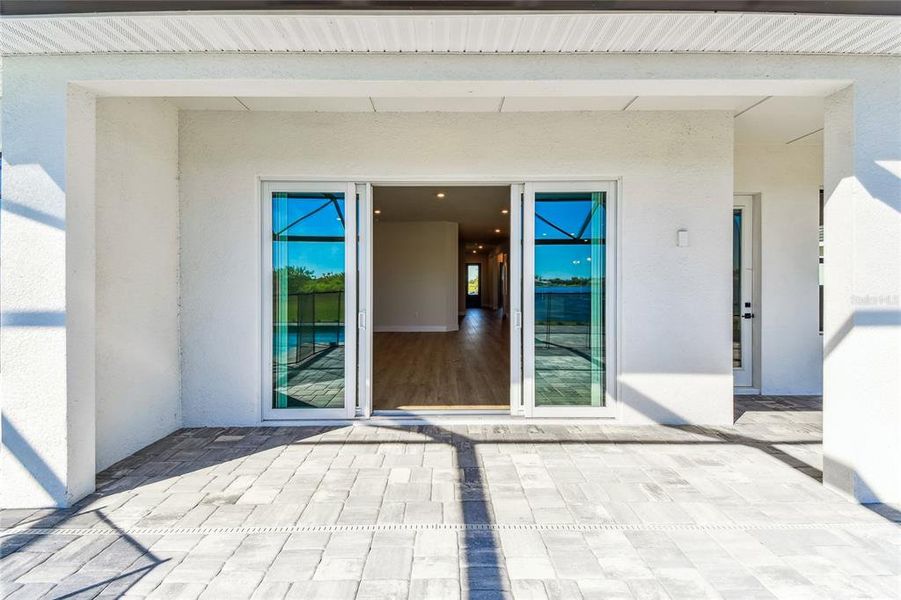 Exterior details and patio area of a home in Palmera Wellen Park - Classic Series, Venice (Image 17). Exterior details and patio area of a home in Palmera Wellen Park - Classic Series, Venice (Image 17).
