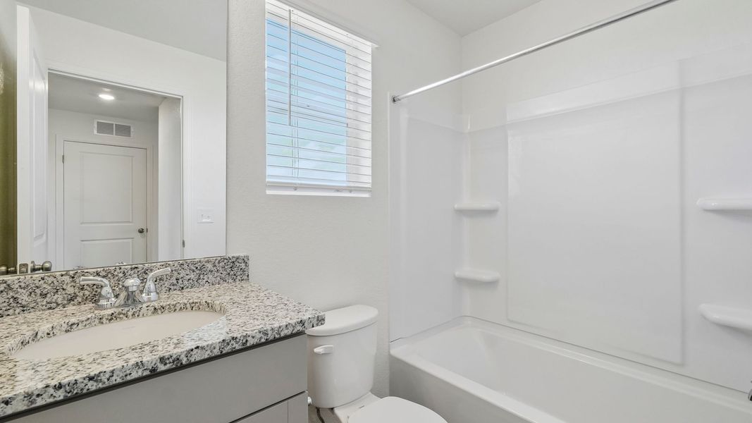 Furnished interior view inside a new home in Banning Lewis Ranch, Colorado Springs (Image 7).