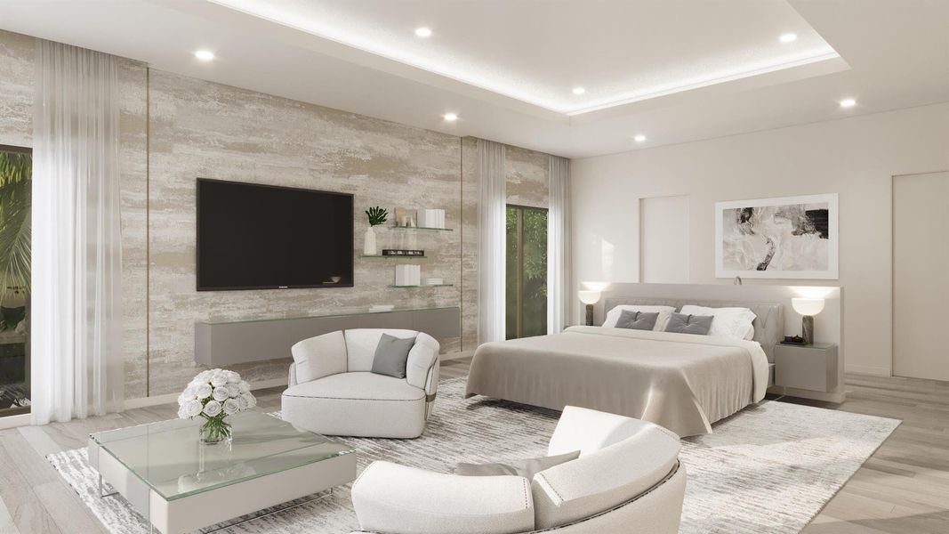 Furnished interior view inside a new home in , West Palm Beach (Image 5).