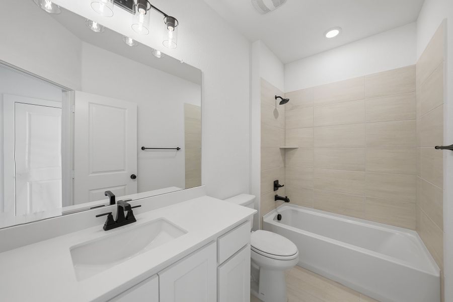 Furnished interior view inside a new home in Aster Park, McKinney (Image 12).