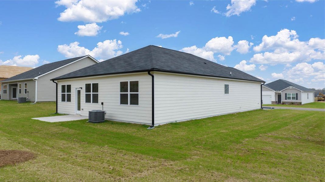 Exterior details and patio area of a home in WillowBrook, Bethlehem (Image 3).