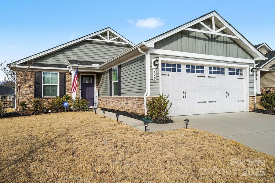 Front exterior of a new home in , Lancaster, SC, highlighting curb appeal (Image 2). Front exterior of a new home in , Lancaster, SC, highlighting curb appeal (Image 2).
