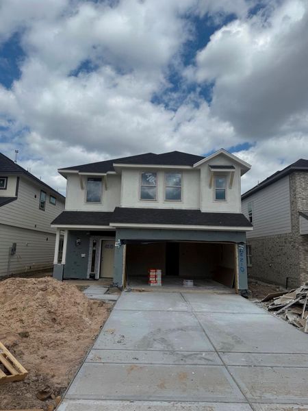 In-progress construction of a new home in Anderson Lakes, Houston, TX (Image 4). In-progress construction of a new home in Anderson Lakes, Houston, TX (Image 4).