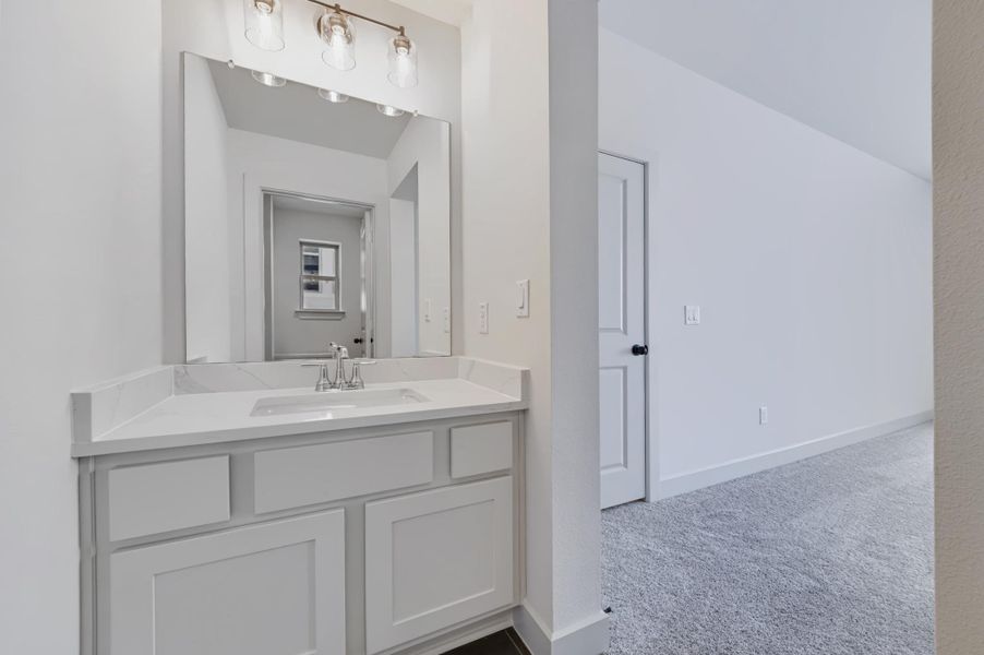 Furnished interior view inside a new home in Provence, Austin (Image 12).