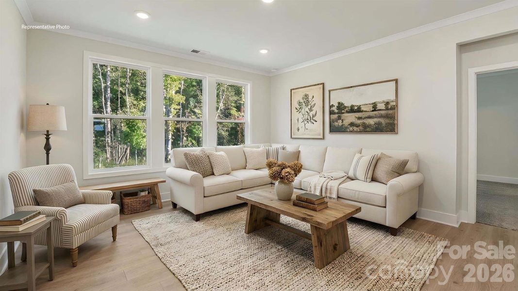 Furnished interior view inside a new home in Westport, York (Image 7).