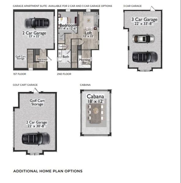 2D floor plan layout for the The Blossom by Element Home Builders in The Grove, Oakland, FL (Image 4). 2D floor plan layout for the The Blossom by Element Home Builders in The Grove, Oakland, FL (Image 4).