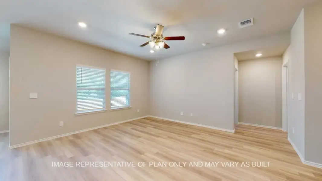 Spacious, unfurnished interior of a new home in Rancho San Gabriel, Georgetown (Image 14).