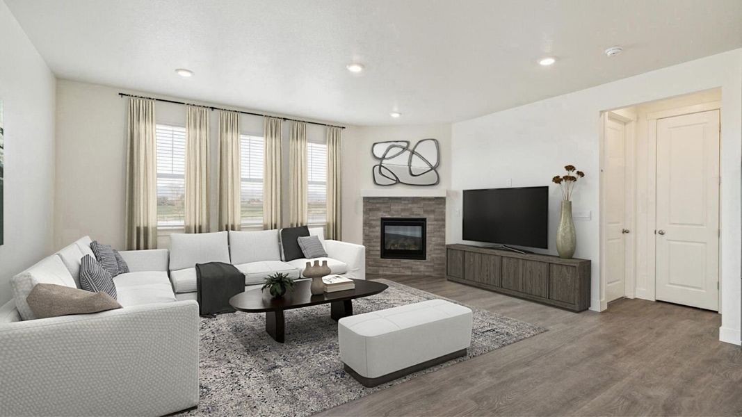 Furnished interior view inside a new home in Vantage, Berthoud (Image 10).