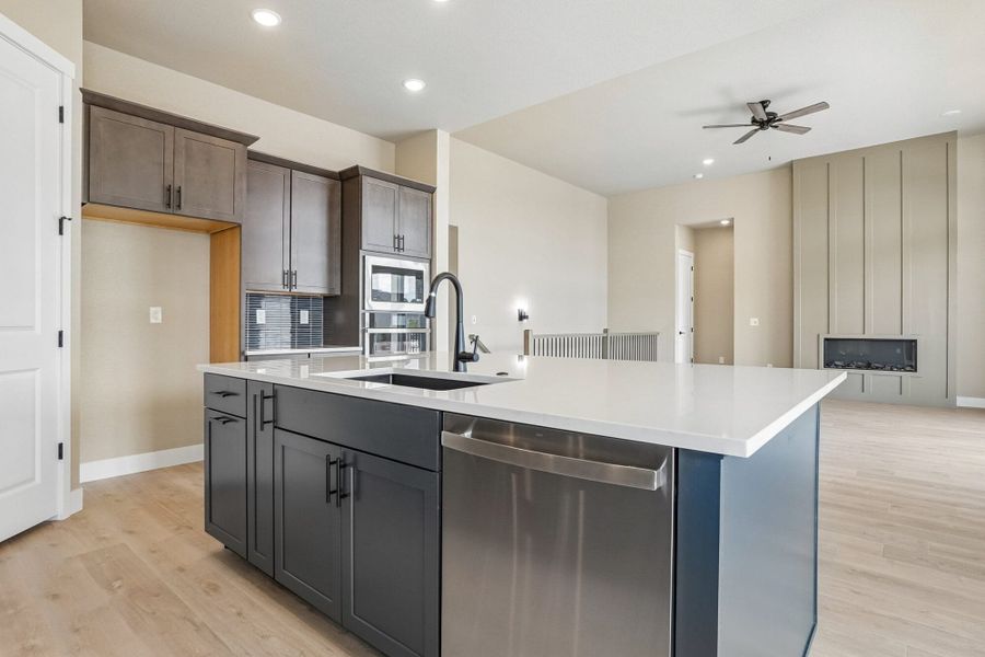 Furnished interior view inside a new home in Jackson Creek North, Monument (Image 14).
