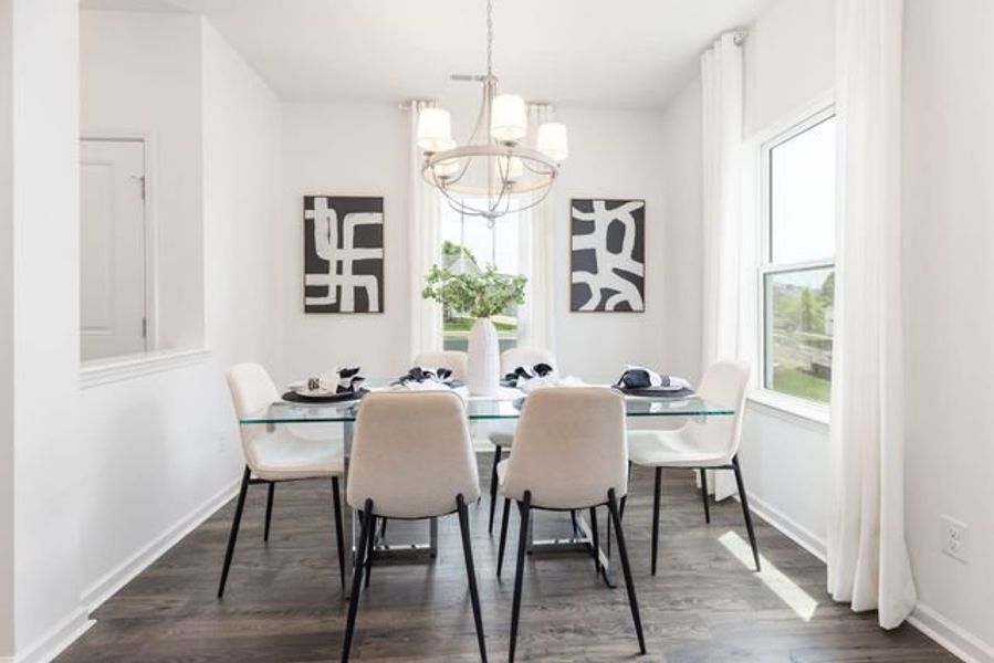 Representative furnished interior of a home built from the Abington by True Homes in Westbrook Falls, Colfax (Image 11).