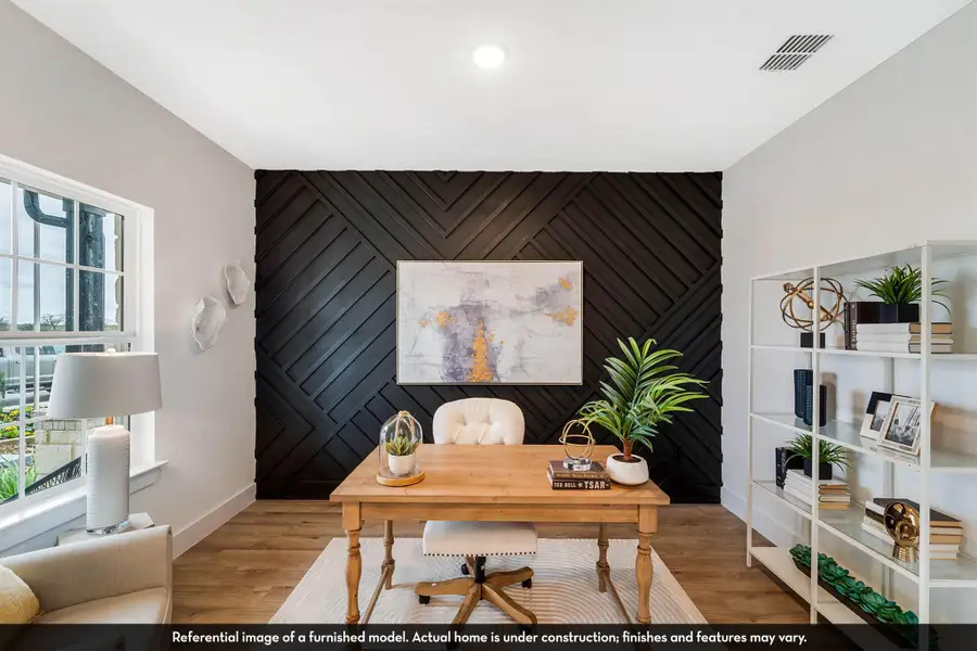 Furnished interior view inside a new home in Caney Mills, Conroe (Image 6).