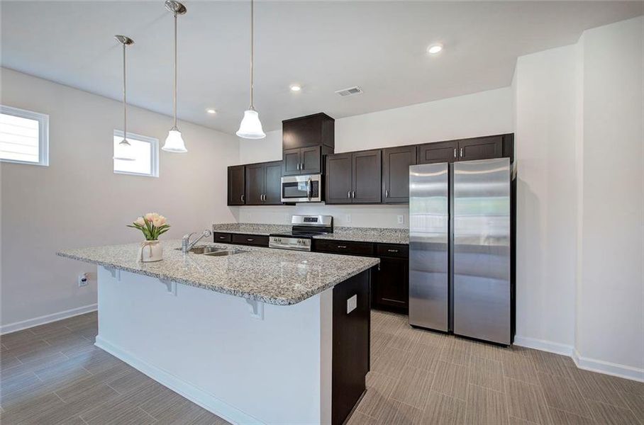 Furnished interior view inside a new home in , Cartersville (Image 10).