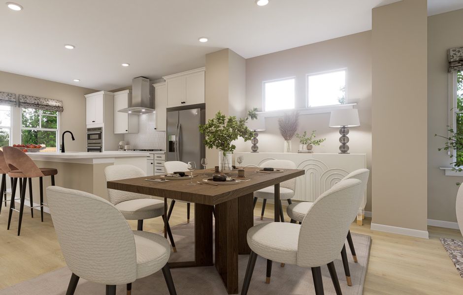 Furnished interior view inside a new home in Silverstone, Knightdale (Image 14).