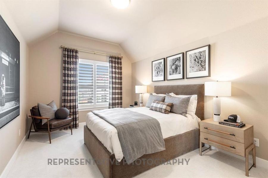 Furnished interior view inside a new home in Star Trail, Prosper (Image 25).