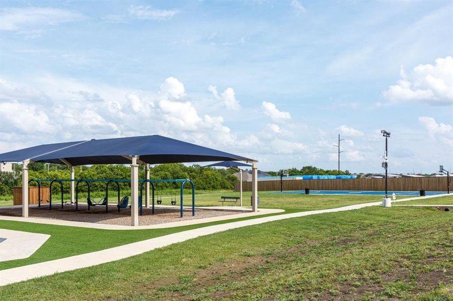 Front exterior of a new home in , Ferris, TX, highlighting curb appeal (Image 24).