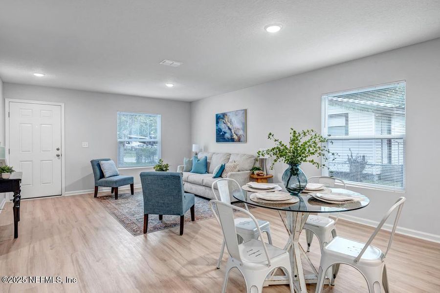 Furnished interior view inside a new home in , Jacksonville (Image 8).