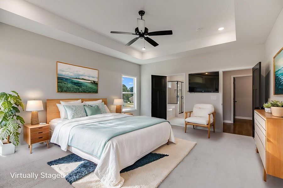 Furnished interior view inside a new home in LOVVORN ESTATES, Carrollton (Image 14).