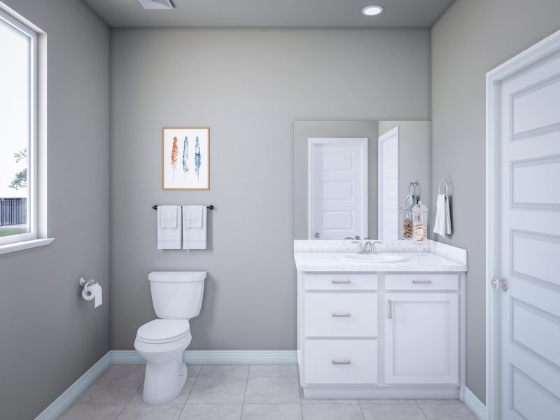 Furnished interior view inside a new home in Mason Woods, Cypress (Image 16).