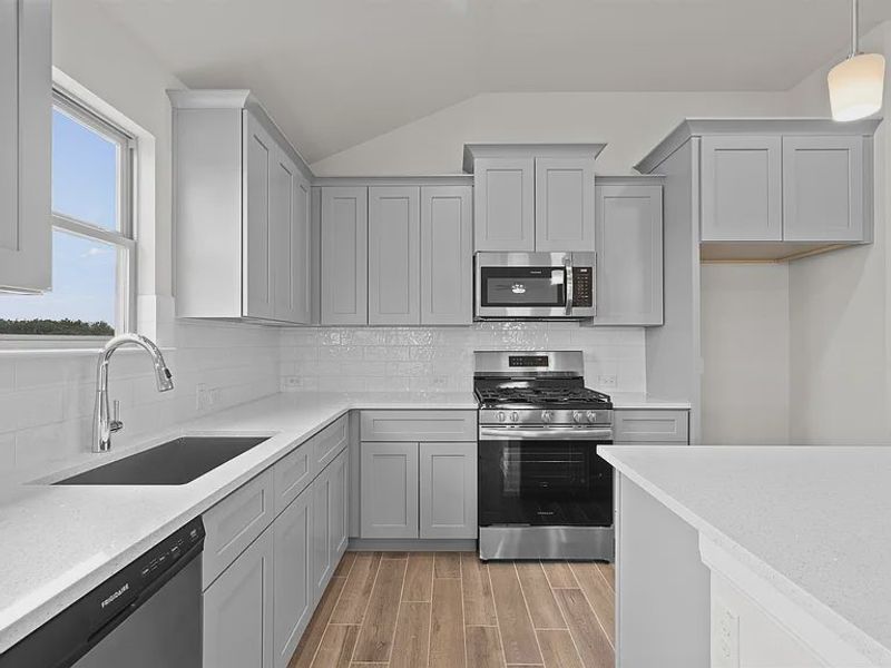 Representative furnished interior of a home built from the Lexington 2012 S by Saratoga Homes in Butler Farms, Liberty Hill (Image 9).