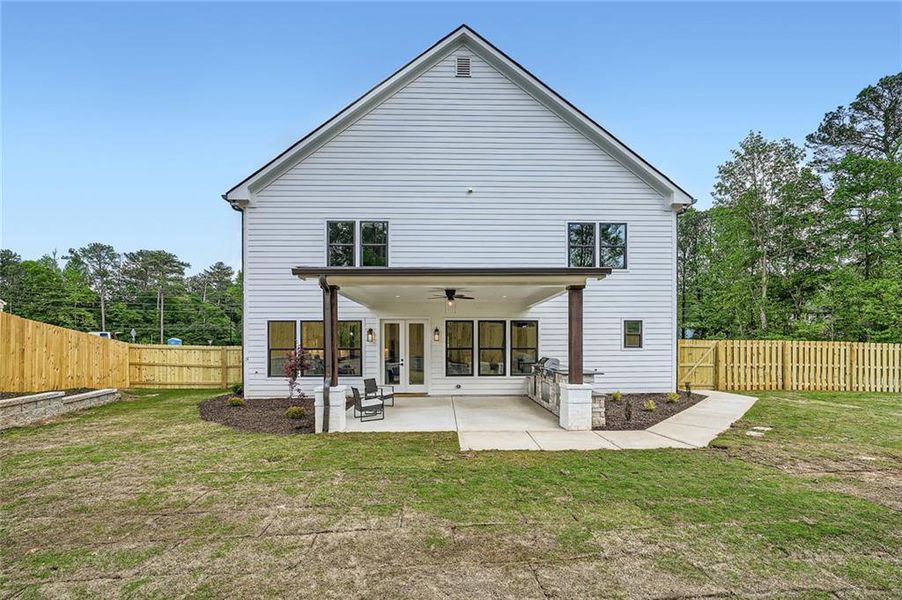 Front exterior of a new home in , Grayson, GA, highlighting curb appeal (Image 21).
