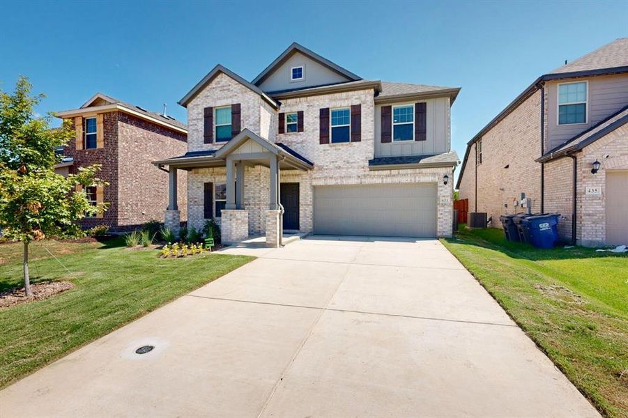 Front exterior of a new home in Forest Park, Princeton, TX, highlighting curb appeal (Image 18). Front exterior of a new home in Forest Park, Princeton, TX, highlighting curb appeal (Image 18).