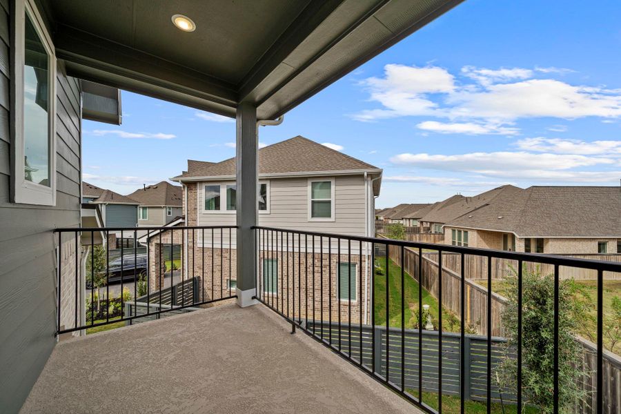 Exterior details and patio area of a home in Bridgeland, Cypress (Image 21). Exterior details and patio area of a home in Bridgeland, Cypress (Image 21).