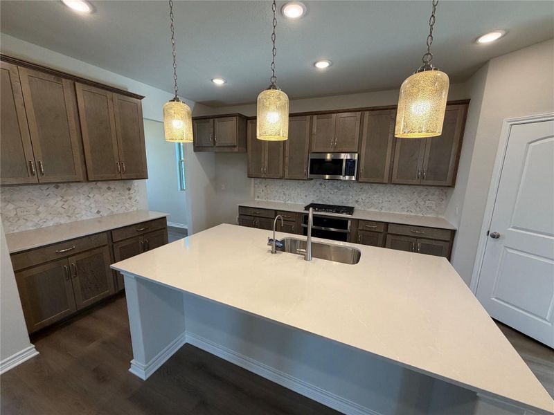 Furnished interior view inside a new home in Lariat, Liberty Hill (Image 10).