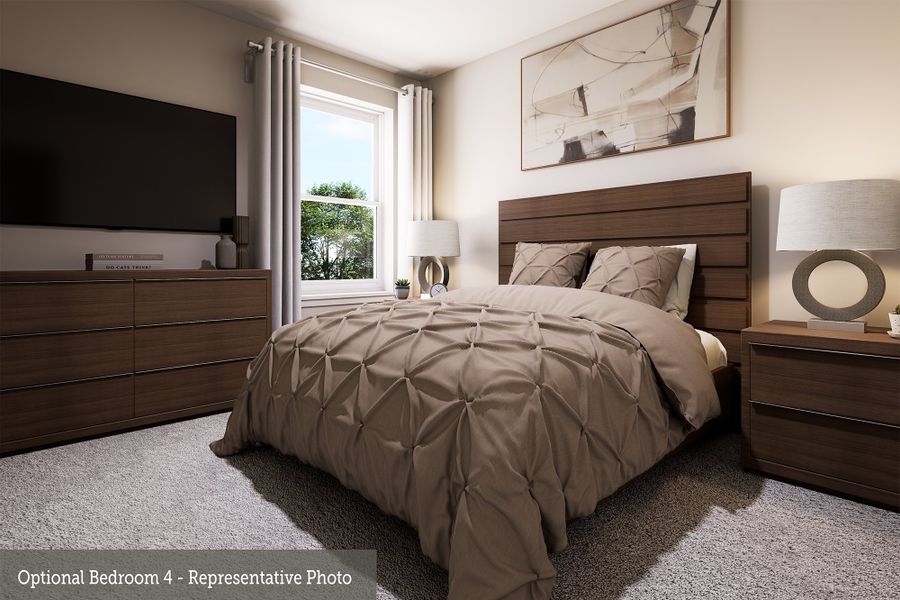 Representative furnished interior of a home built from the The Lilac by David Weekley Homes in Jubilee, Hockley (Image 4).