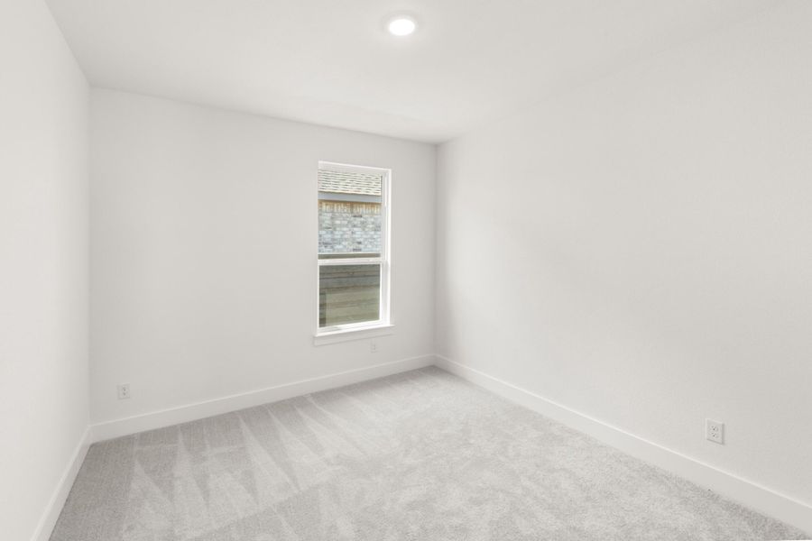 Spacious, unfurnished interior of a new home in Inspiration Collection at Union Park, Little Elm (Image 26).