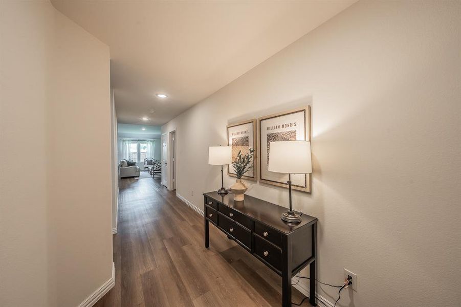 Furnished interior view inside a new home in Craftsman’s Corner, Cleburne (Image 14).