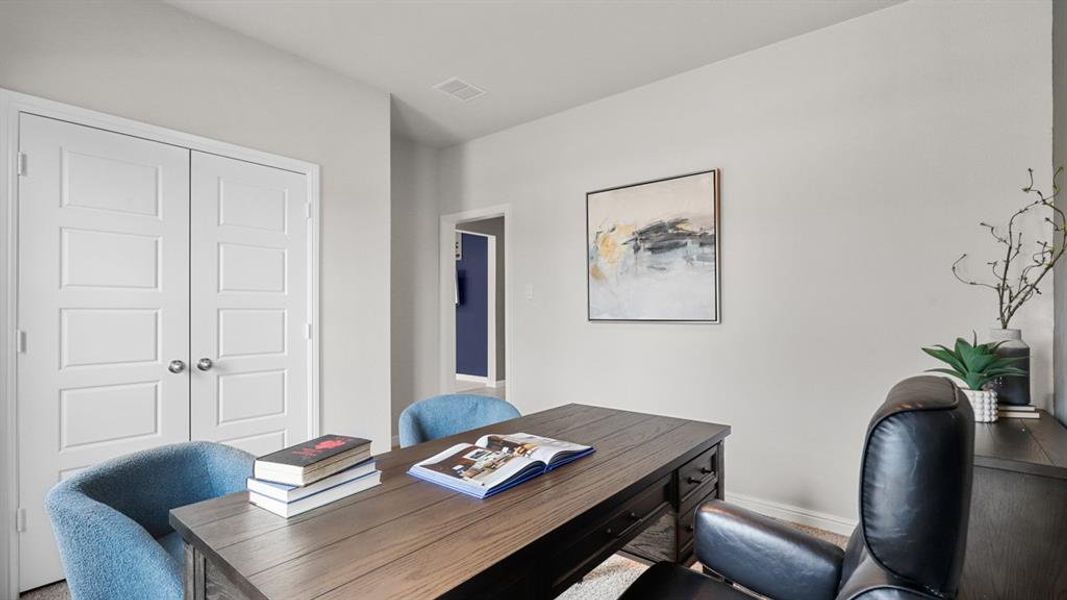 Furnished interior view inside a new home in Lankford Farms, Cleburne (Image 10).