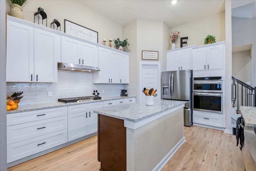 Kitchen with island