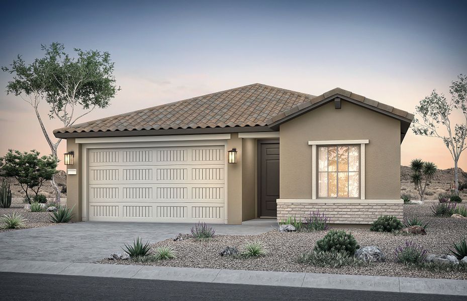 Representative exterior photo of a completed home built from the Hummingbird by Pulte Homes in Alamar, Avondale, AZ (Image 4).