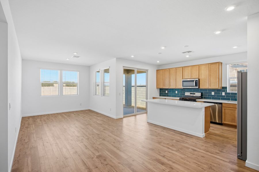 Furnished interior view inside a new home in Montana Vista - Highland, Buckeye (Image 10).