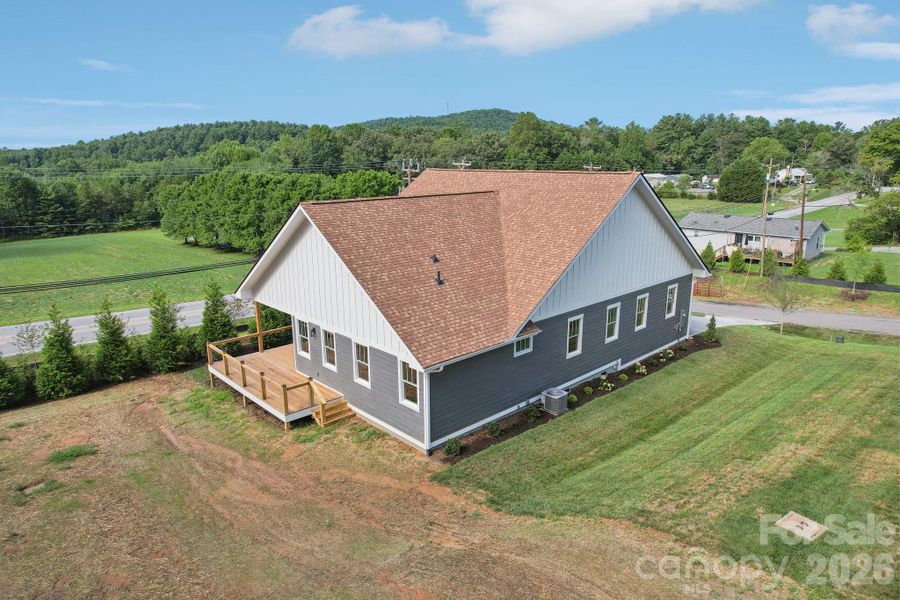 Exterior details and patio area of a home in , Hendersonville (Image 32).